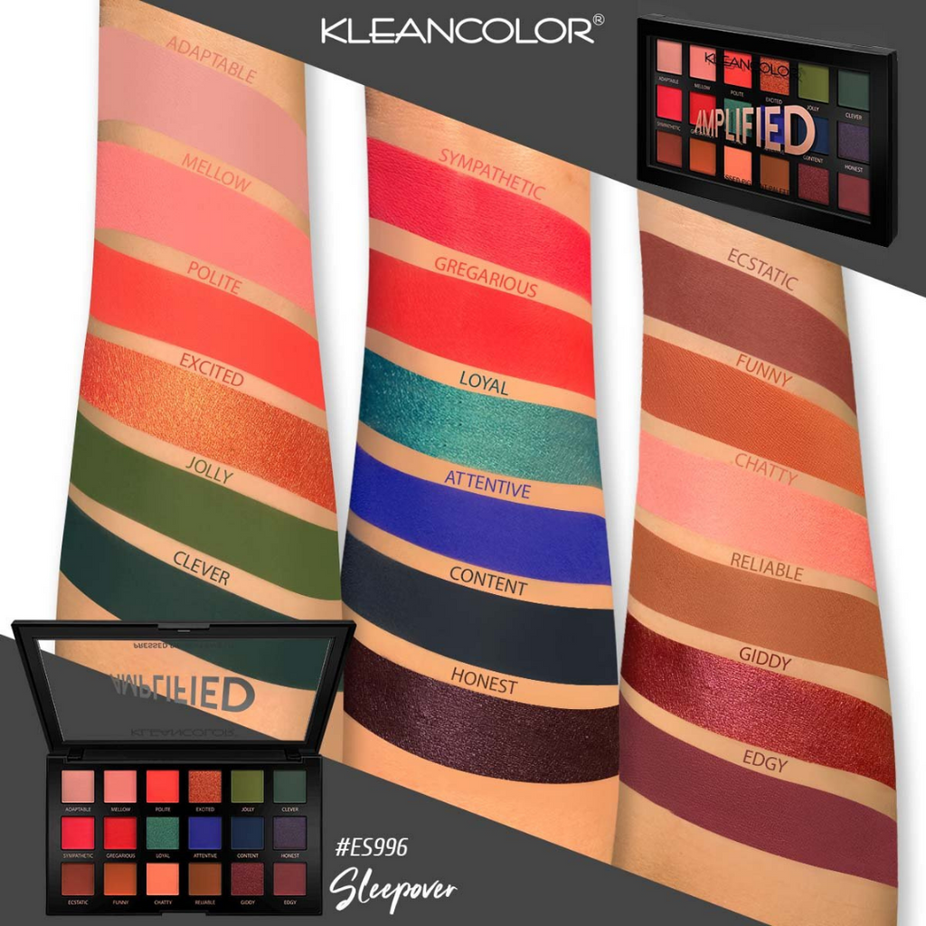 Kleancolor Amplified Pressed Pigment Palettes