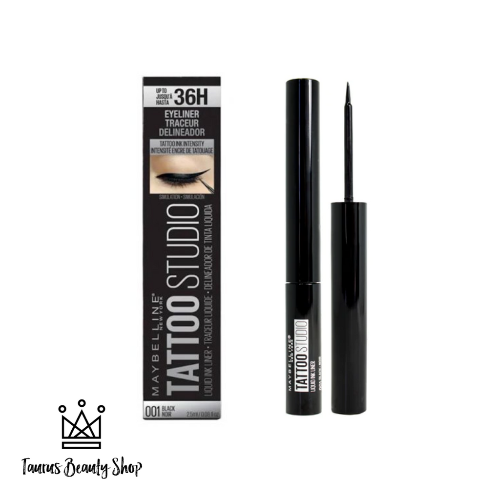TattooStudio Liquid Ink Eyeliner is Maybelline’s first semi-permanent liquid eyeliner. This high-impact eyeliner delivers precise definition and lasts up to 36 hours – a must-have to create the winged look or the perfect cat eye. Easily remove your semi-permanent eyeliner with no hassle, no mess, and no raccoon eyes.