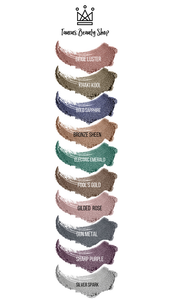 Crease and fade resistant. Waterproof. Introducing our most longwearing eyeshadow yet! Color Tattoo Cream Eyeshadow pots have super saturated payoff for up to 24 hours. Seamlessly melts onto lids in one easy swipe. Waterproof formula resists fading or creasing for an all day look that you can set and forget. High intensity liquid eyeshadows saturate your lids in liquid metallic colors.  Heavy metal hues saturate your lids in liquid chrome shine Metallic intensity and tattoo tenacity eyeshadow shades 